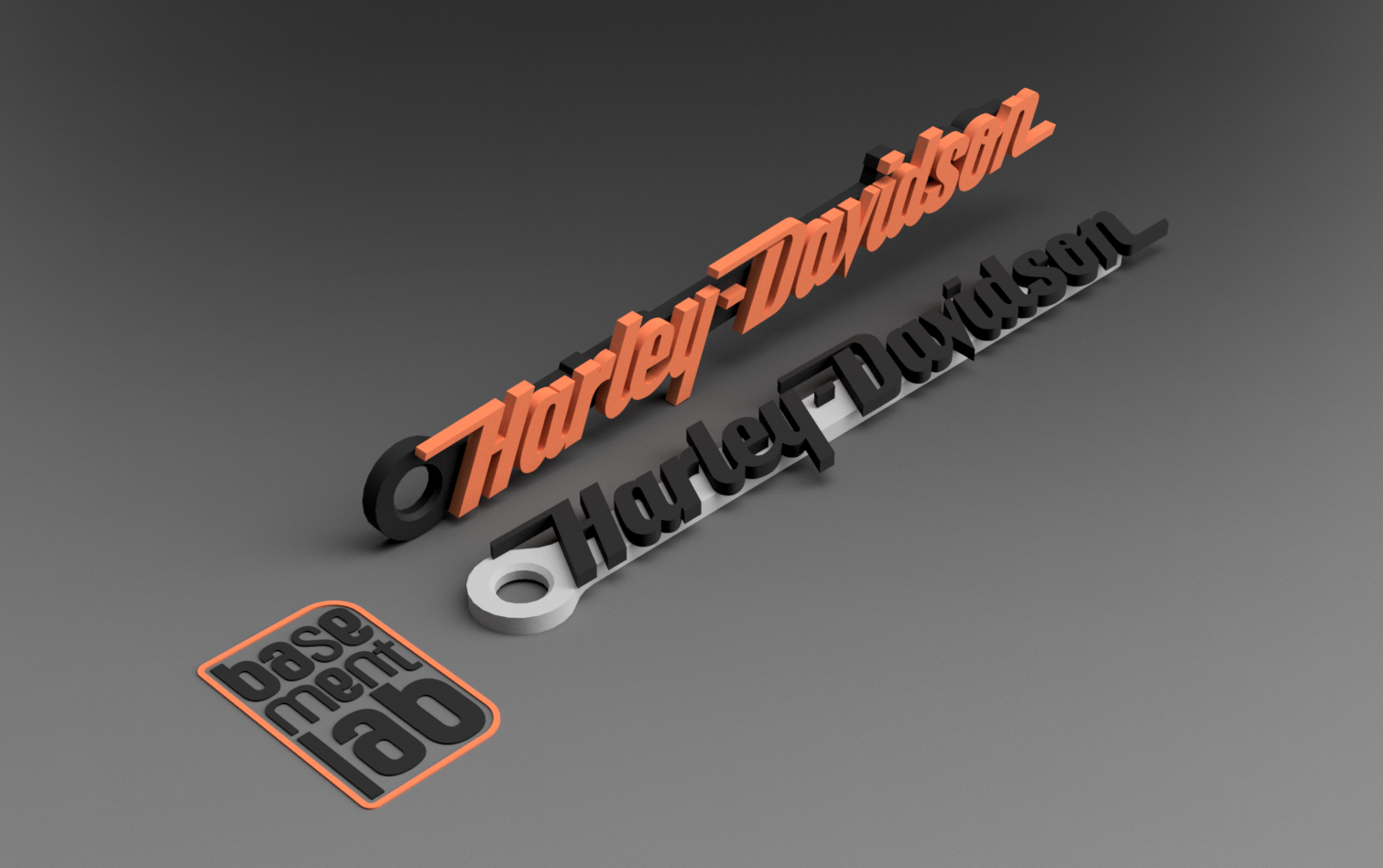 Harley-Davidson LOGO - Keychain - Portachiavi - Porte Clès - 钥匙链 - Schlüsselanhänger