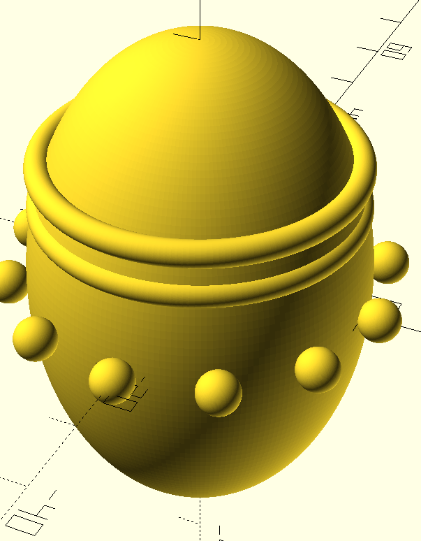 Elegant Embossed Easter Egg