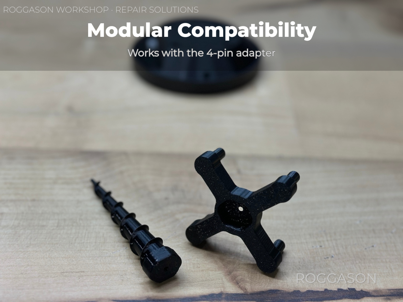 Solar Garden Light Screw Spike for 4-Pin Adapter