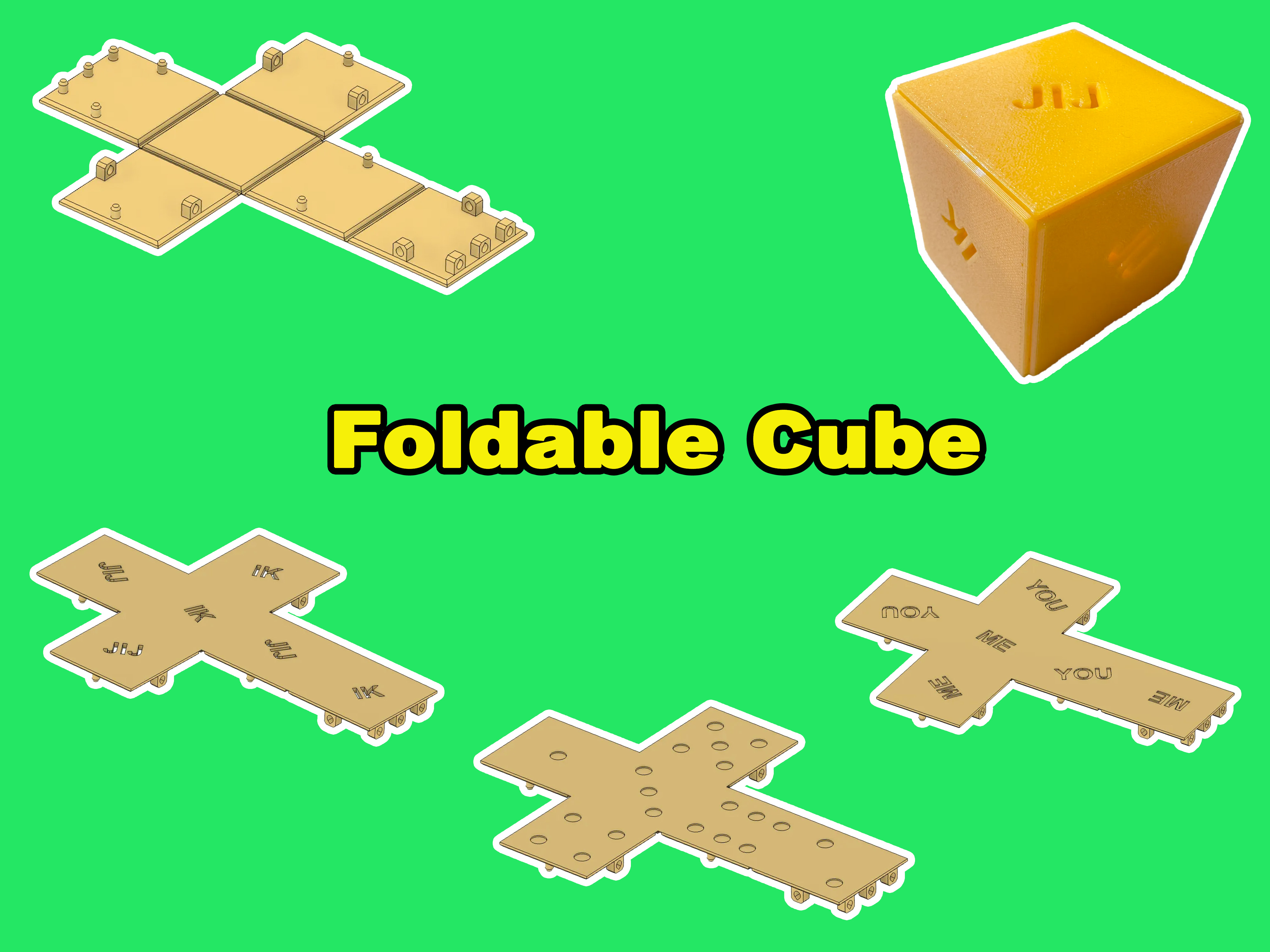 CUBE | DICE (assembly by folding)
