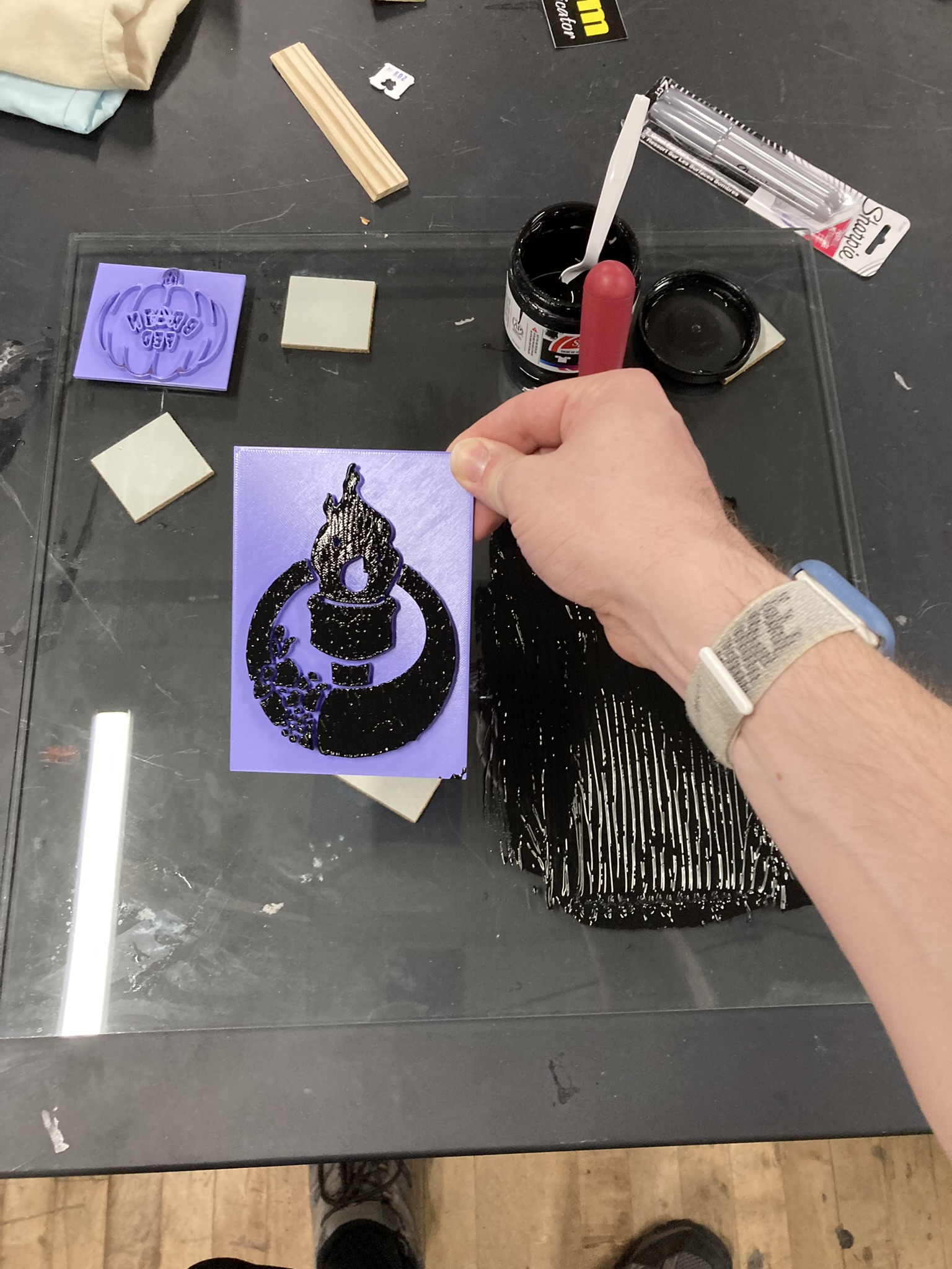 Technocopia Makerspace Logo Block Stamp — miniatura 5