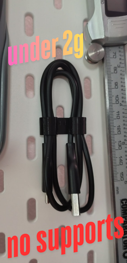 Ikea Skadis Minimalistic Cable Holder 3D model