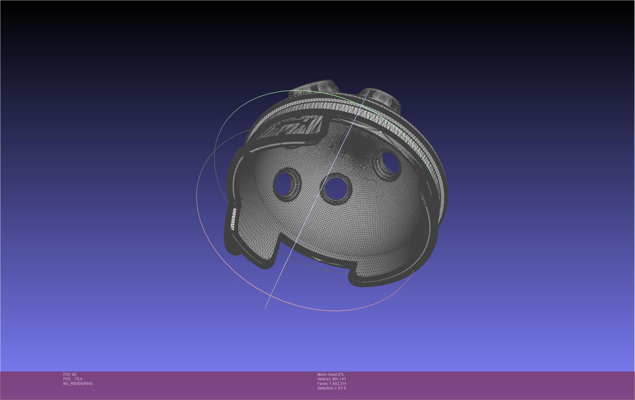 Ultrakill Gutterman Helmet — miniatura 3