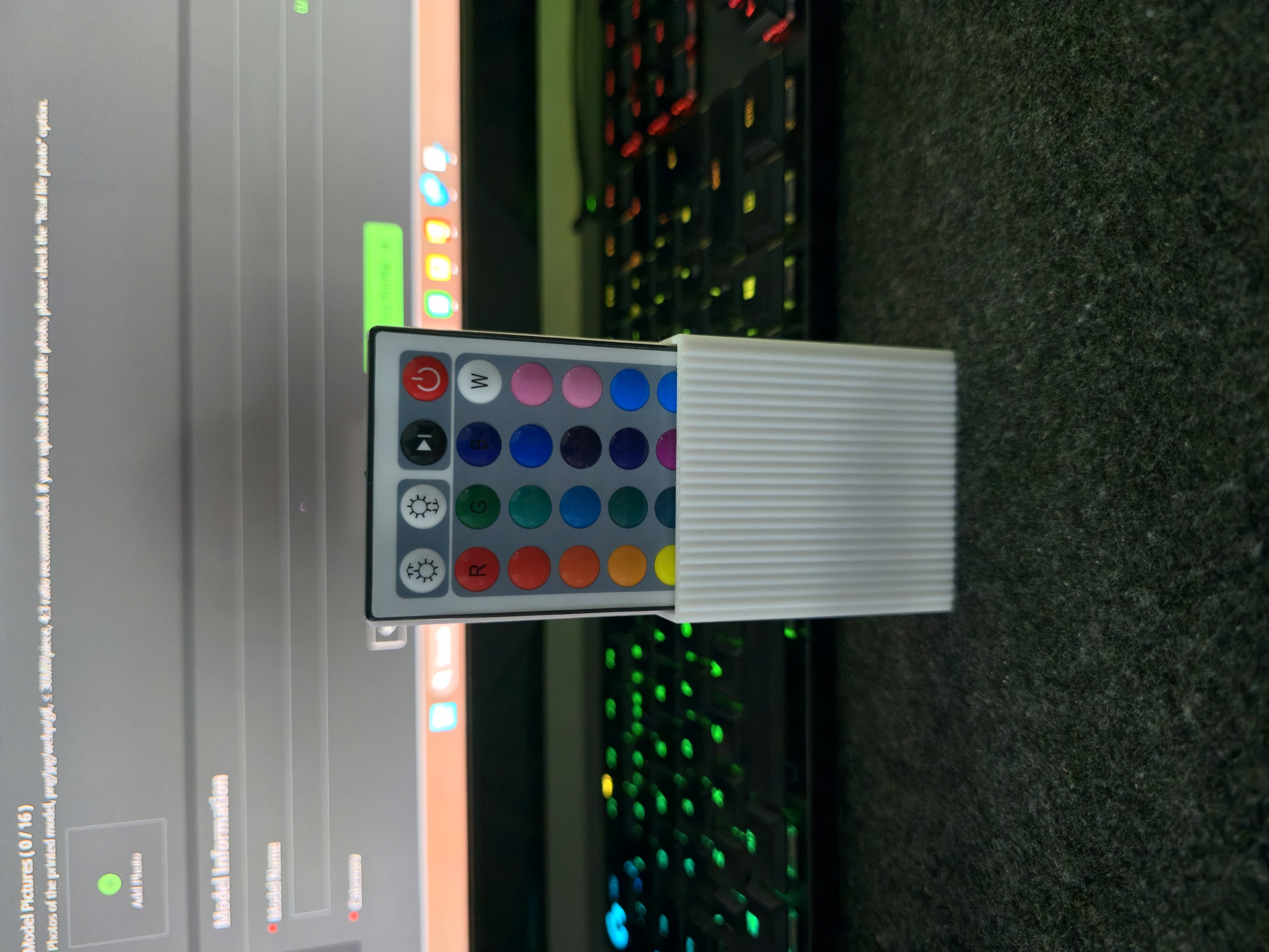 Ribbed LED Controller Holder