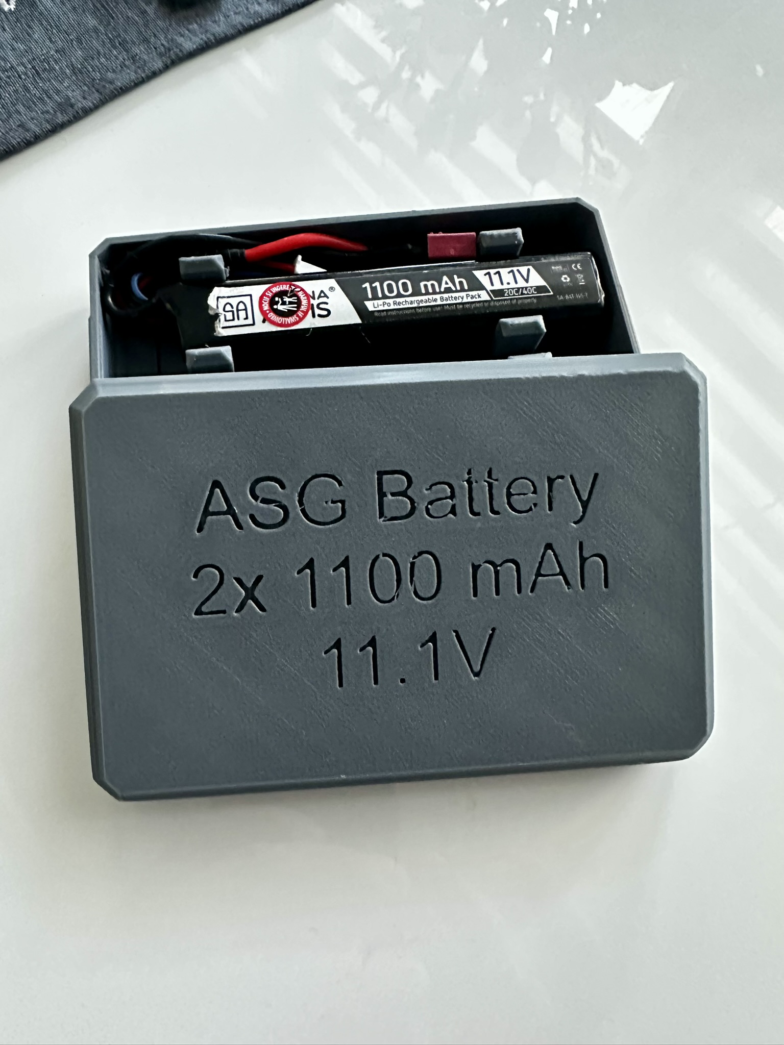 Battery box / pojemnik na baterię do ASG