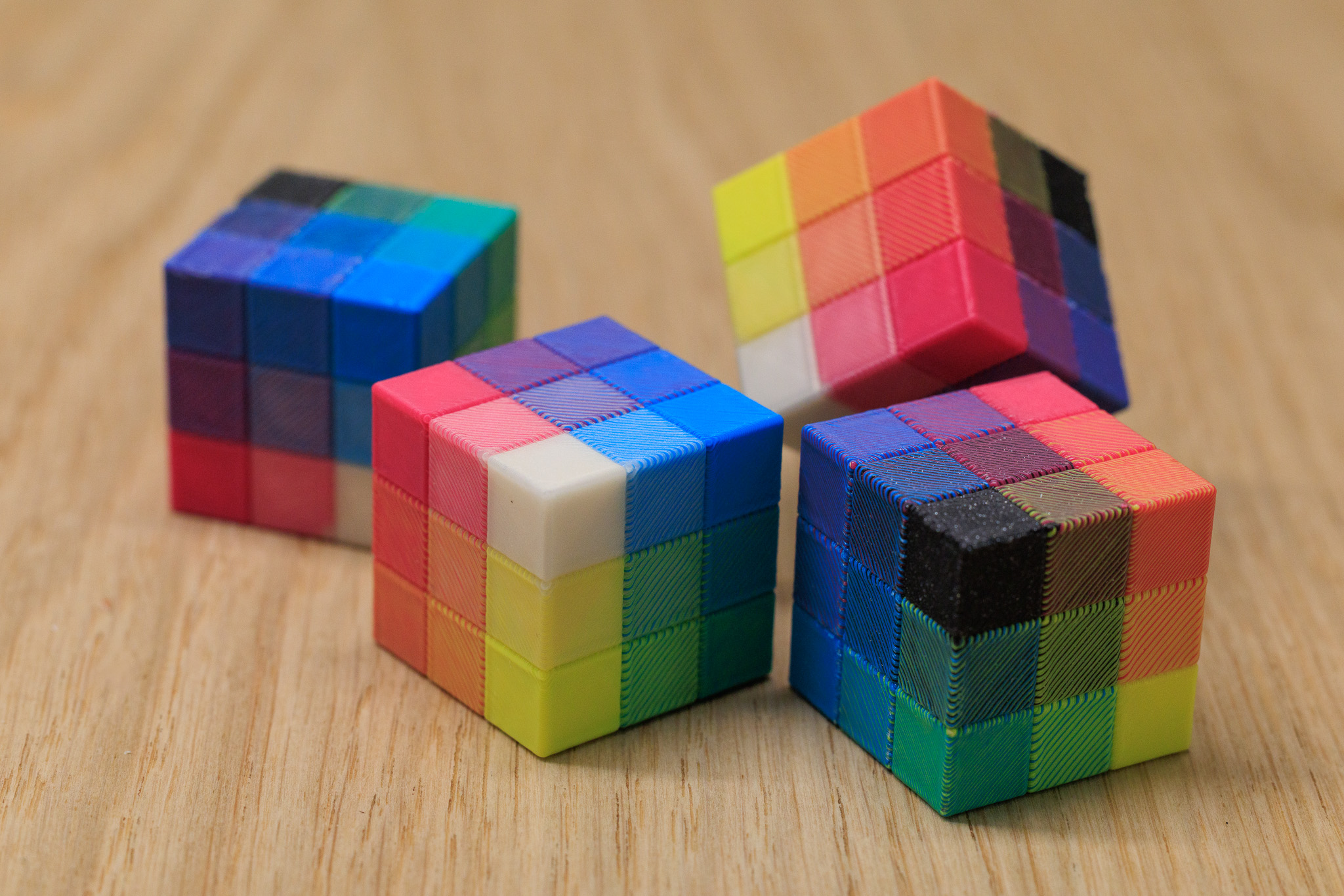 ColorMix 26-Color CMYKW Test Cube
