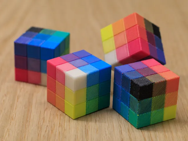 ColorMix 26-Color CMYKW Test Cube