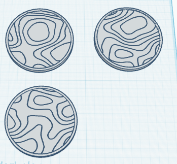 topographic coasters