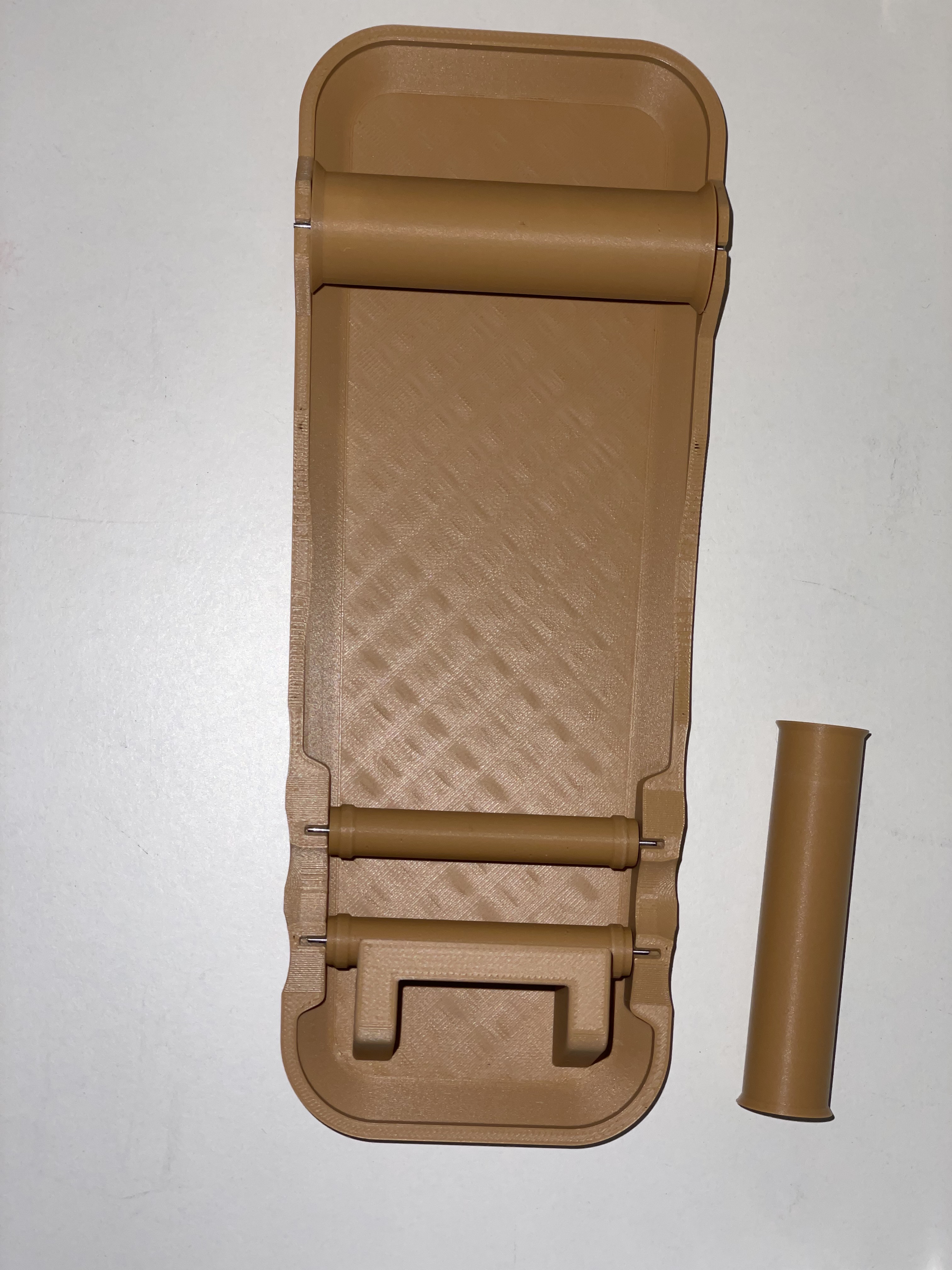 Drybox filament spool holder (no ball bearings needed) — miniatura 6