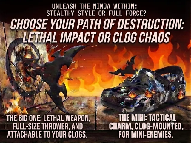 SHURIKEN: FULL-SCALE LETHAL THROWER OR MINI CLOG CHARM (ULTIMATE FLAME EDITION)