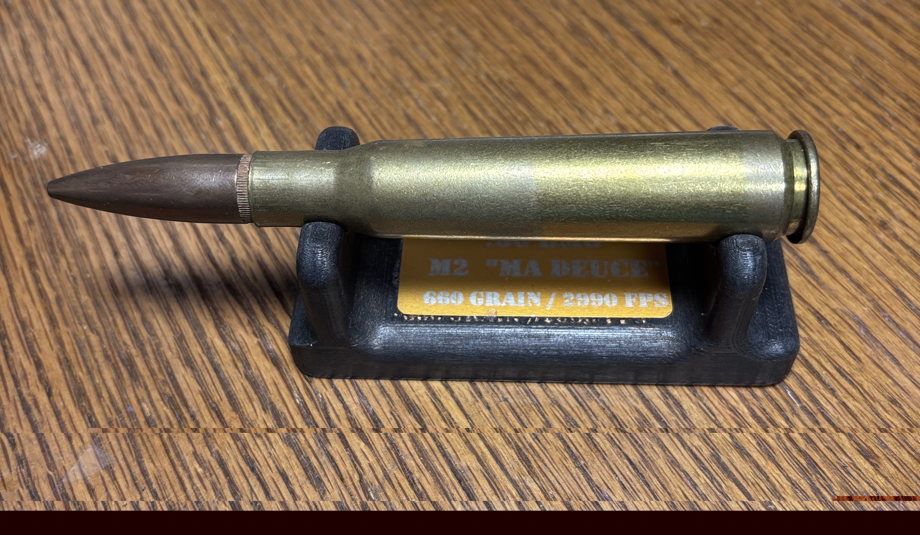 50 Caliber Round Desktop Display Base