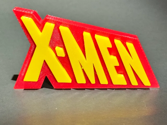 X-Men collectors logo plate