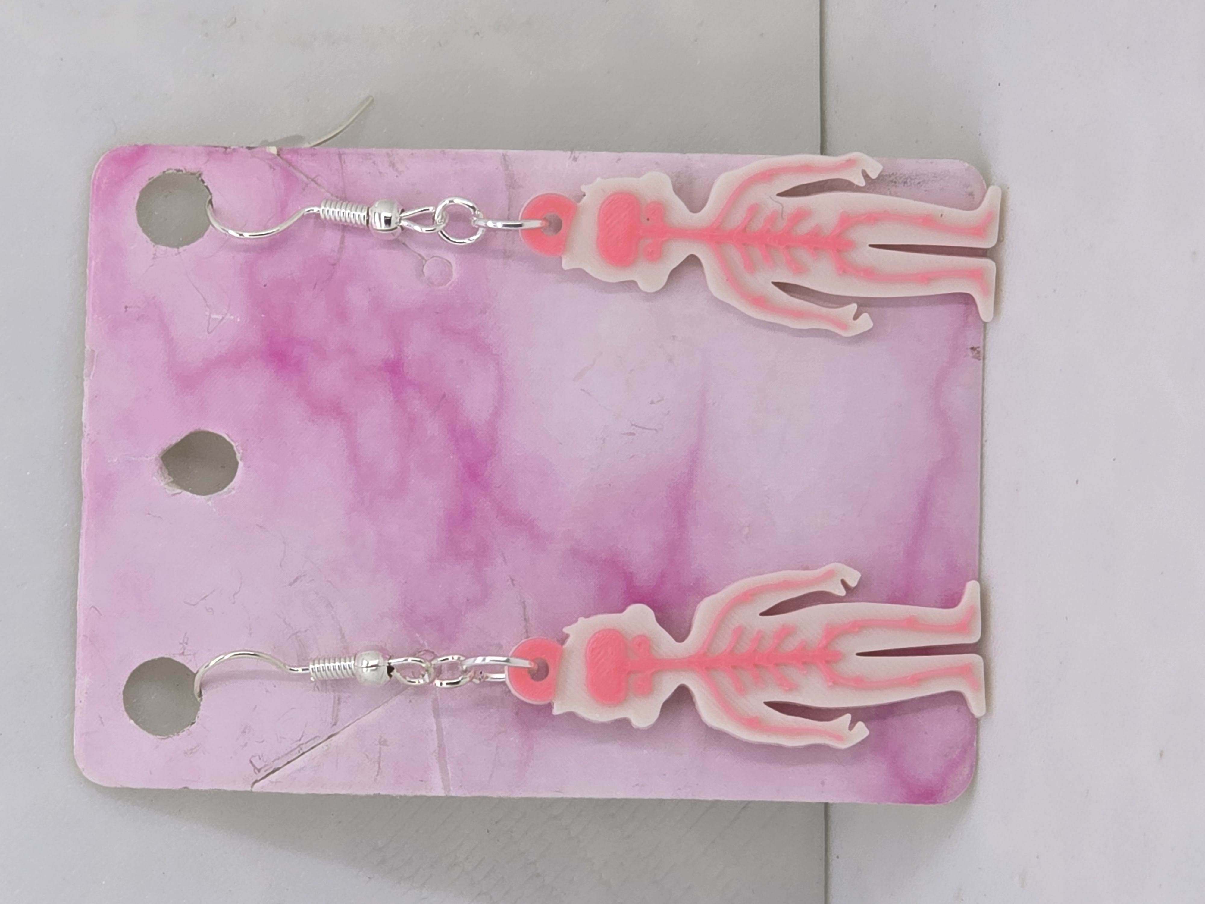 Miniatura 2 do modelo 3D Human Body Earrings