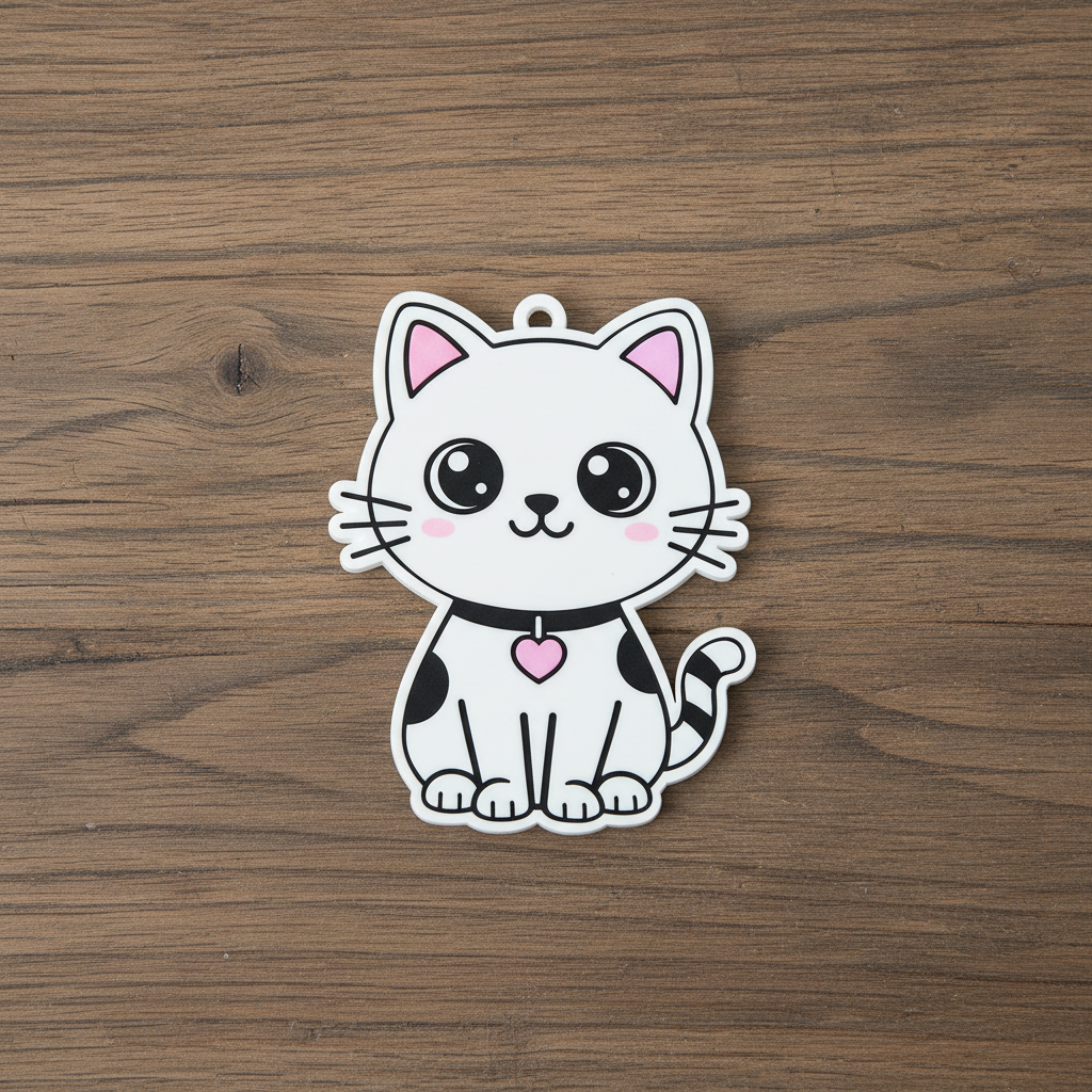 Cute Kitty keychain – easy to print accessory