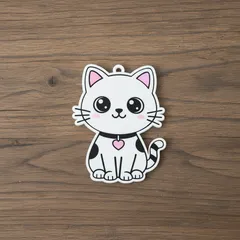 Cute Kitty keychain – easy to print accessory
