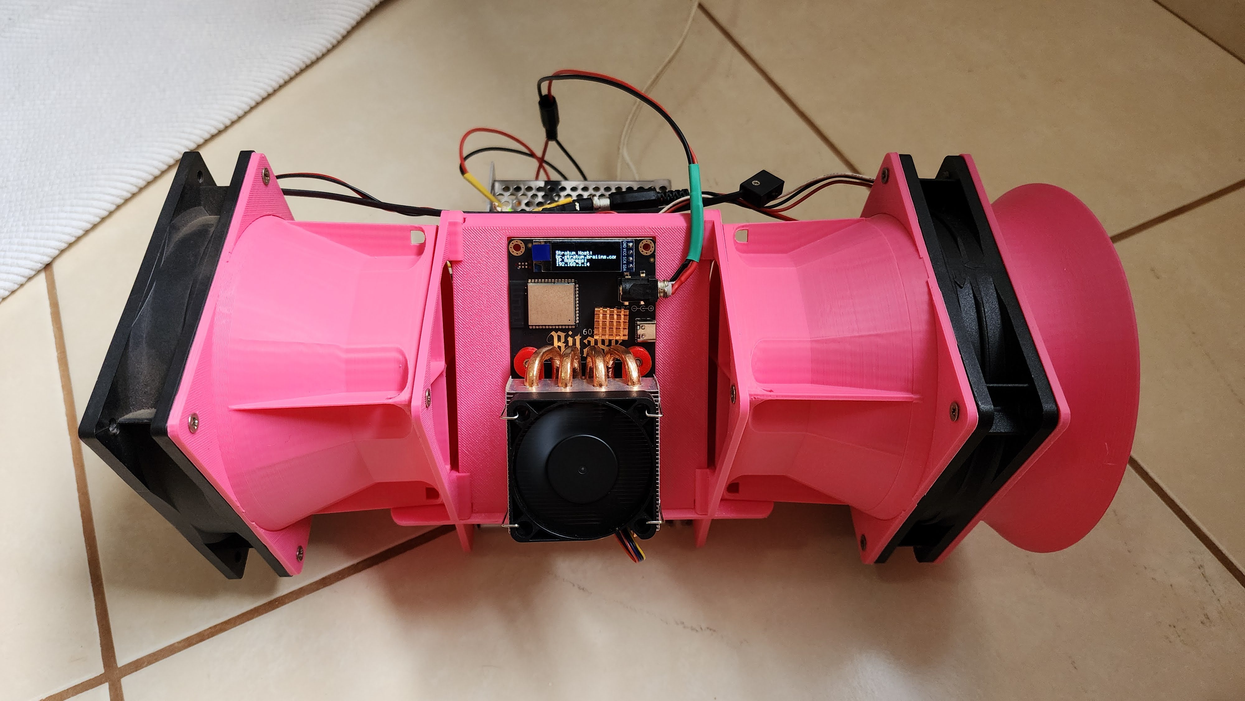 Bitaxe Dual 120mm Fan Case