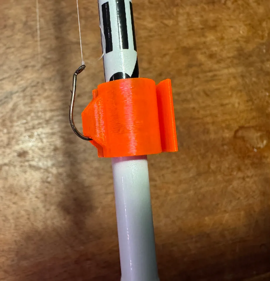 Fishing Rod Hook Holder (Multiple Sizes) by LayerusRex | Download free STL  model | Printables.com