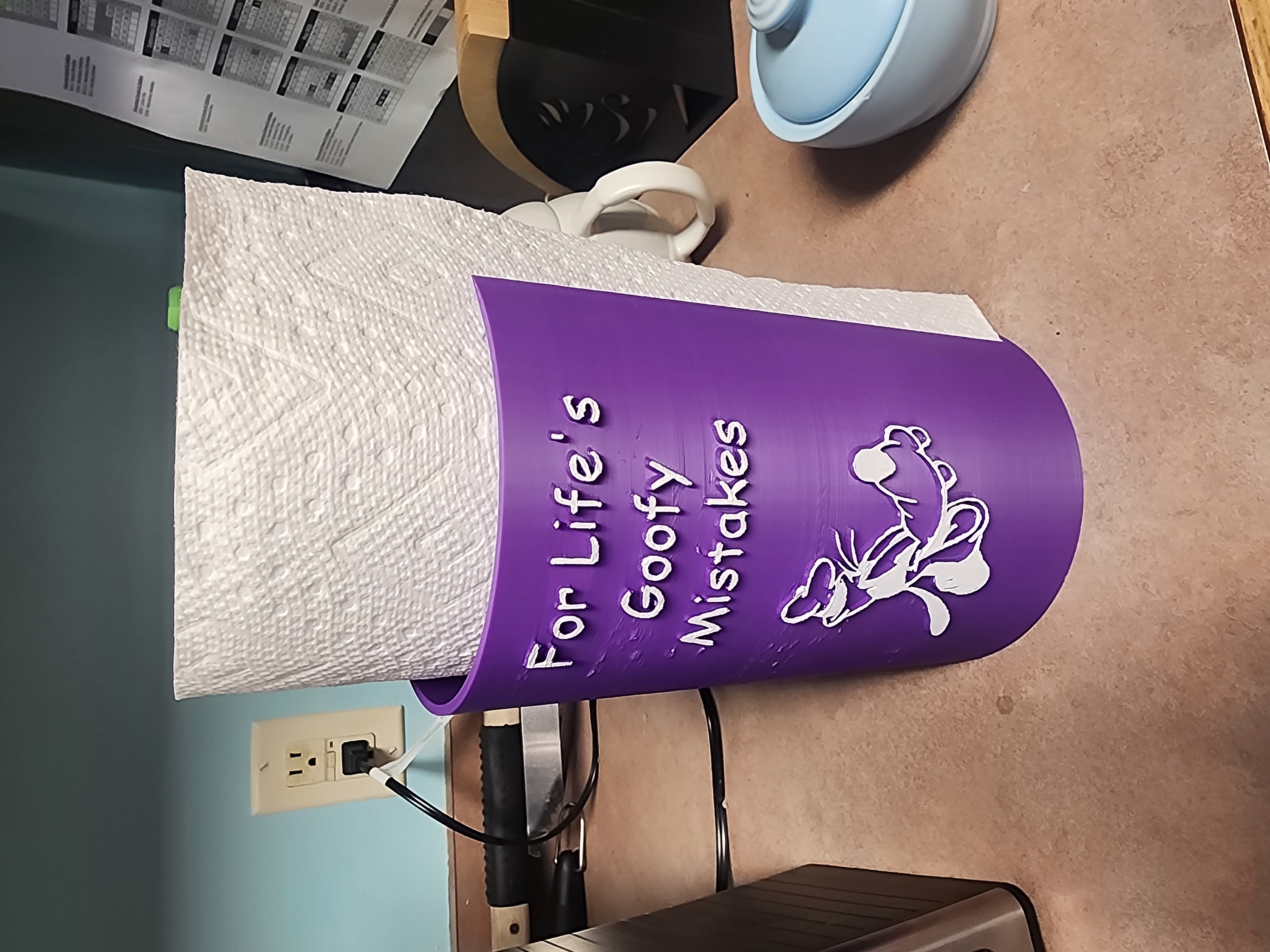 Goofy Paper towel holder