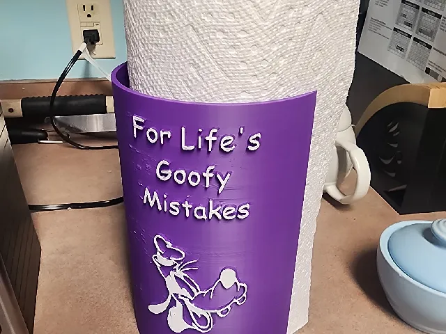 Goofy Paper towel holder