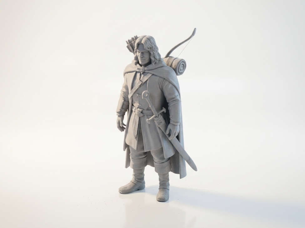Aragorn Figurine Lord of the Rings 3D Printable