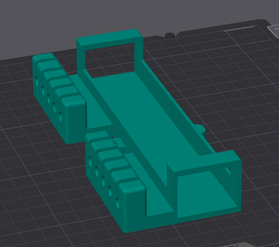 USB Hub bracket and cable organazier for the AXAGON HUE-SA7BP