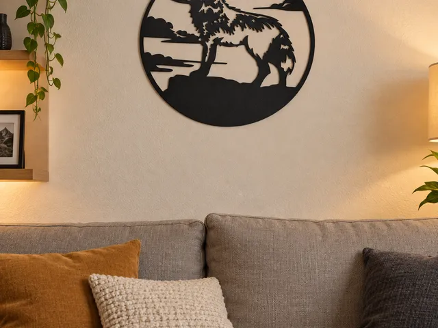 wolf wall 2D ART