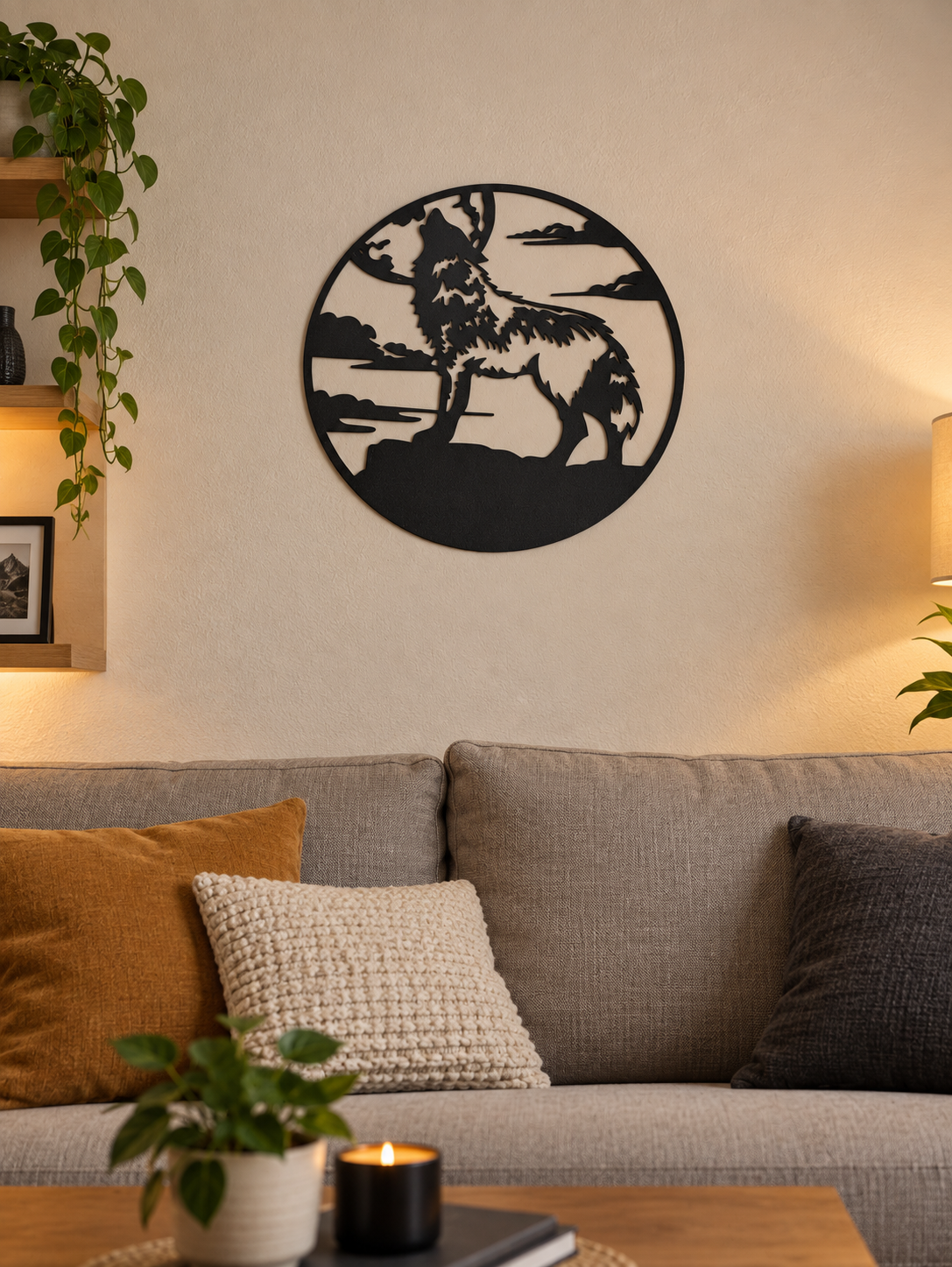 wolf wall 2D ART