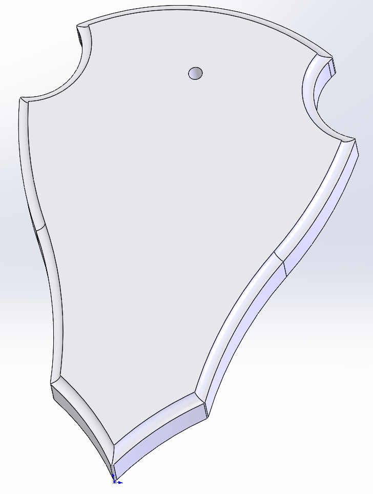 Gehörnbrettchen - horn board