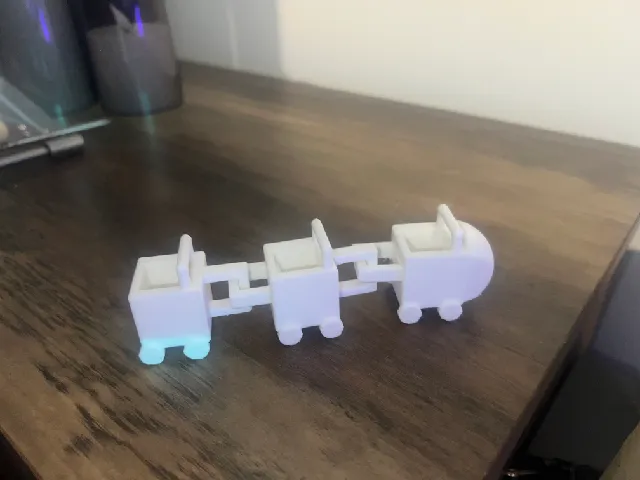 small toy roller coaster