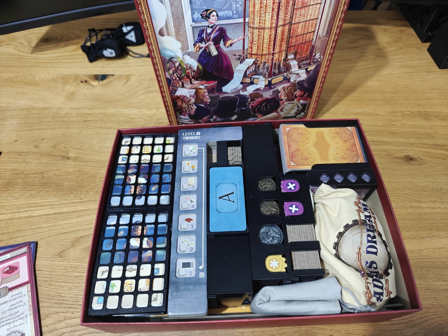 Ada's Dream Deluxe Edition Board Game Insert