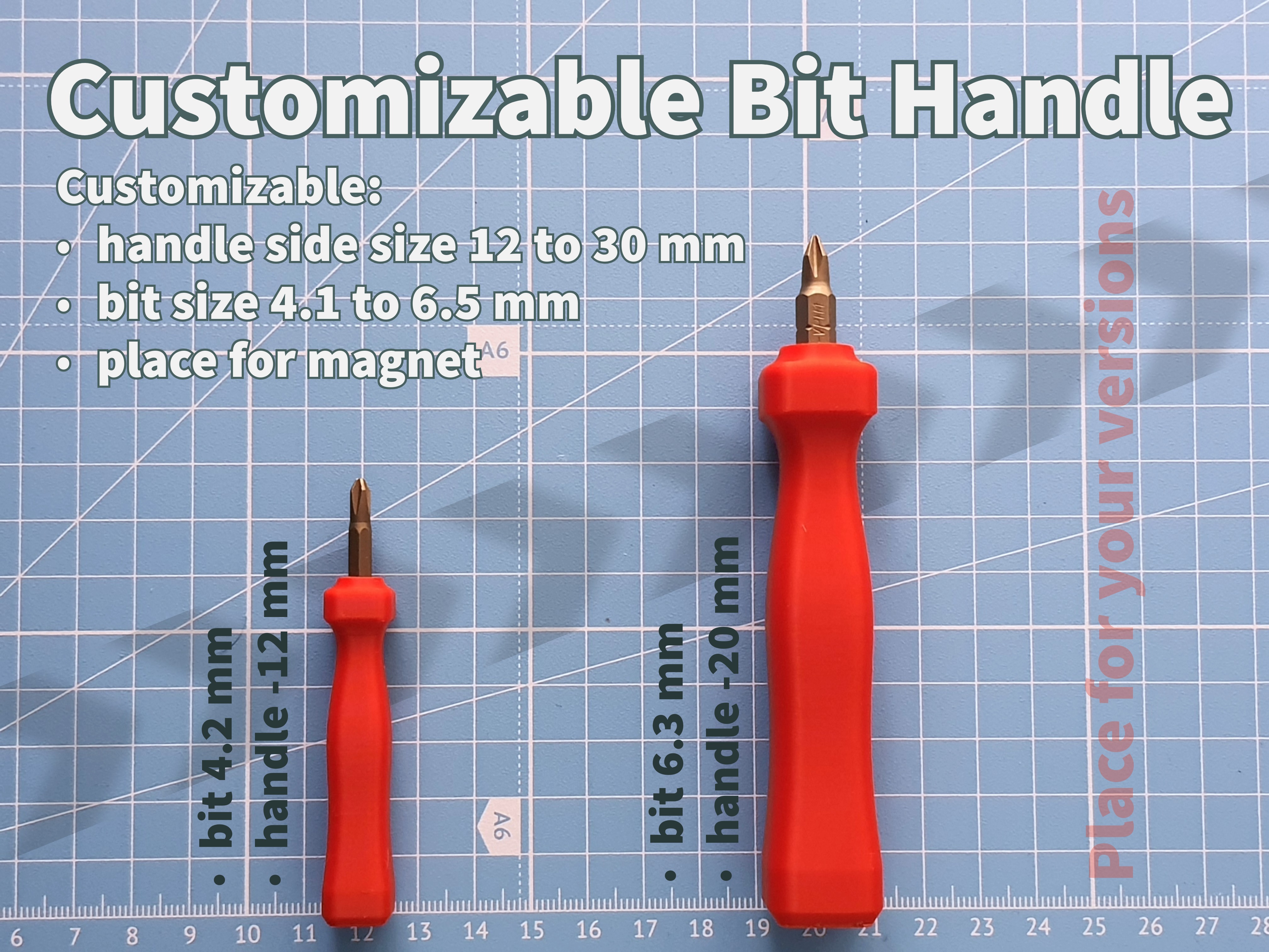 Customizable Bit Handle