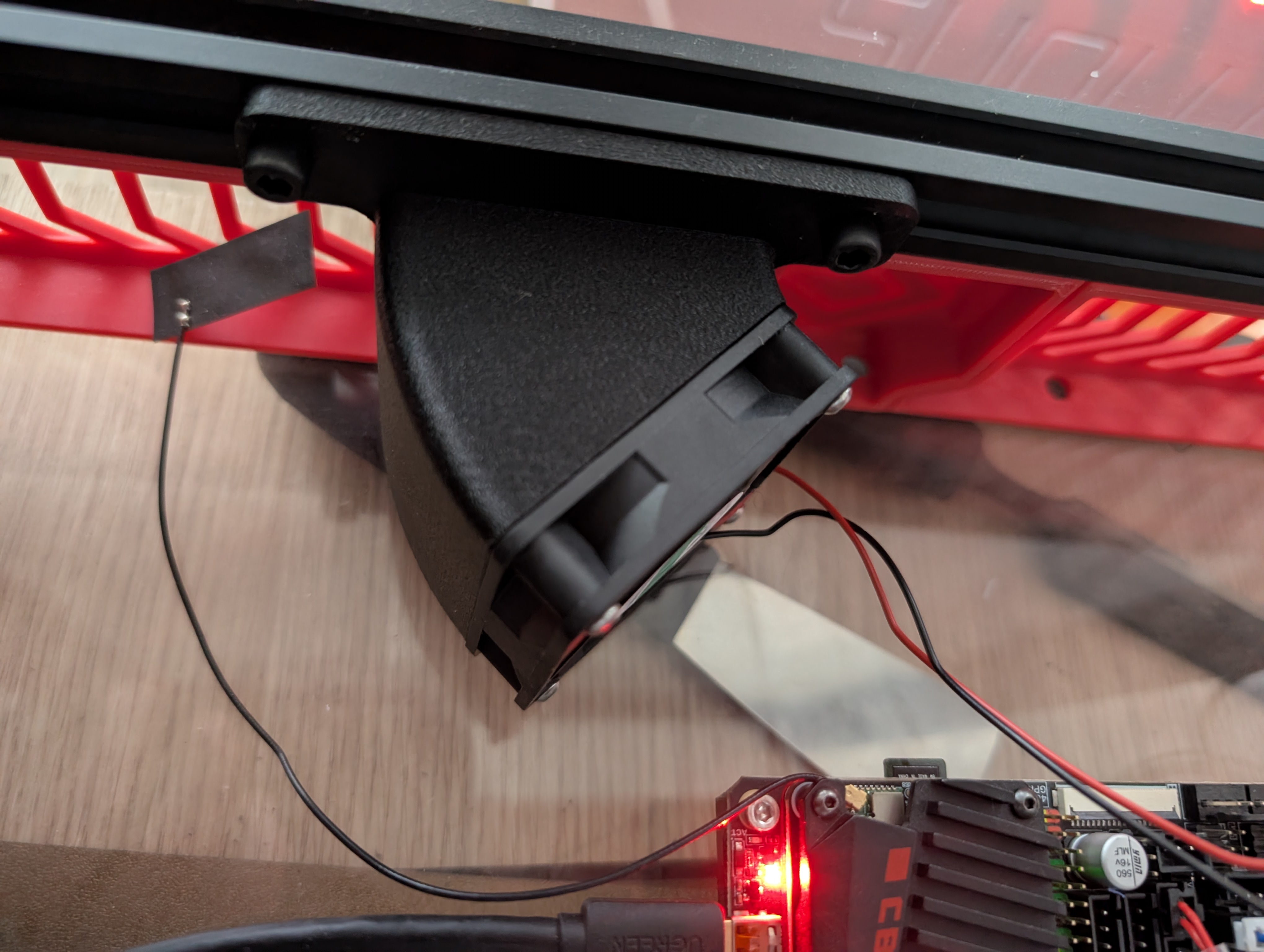 60mm fan mount for cooling Electronics on Mercury One