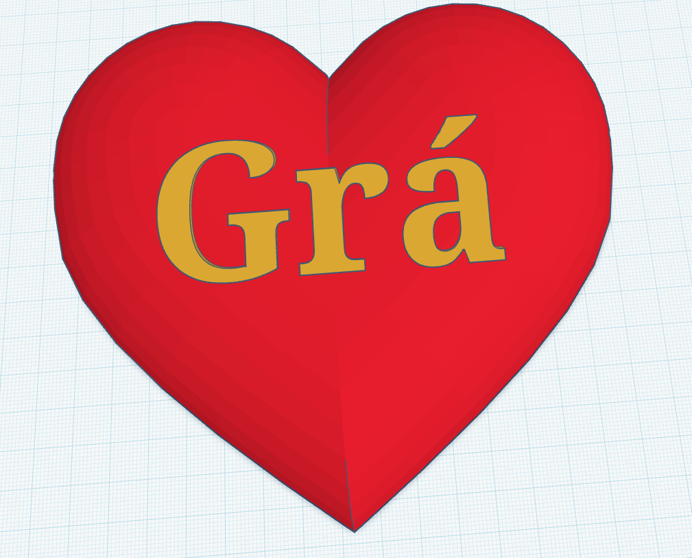Grá - Love in Irish - Heart