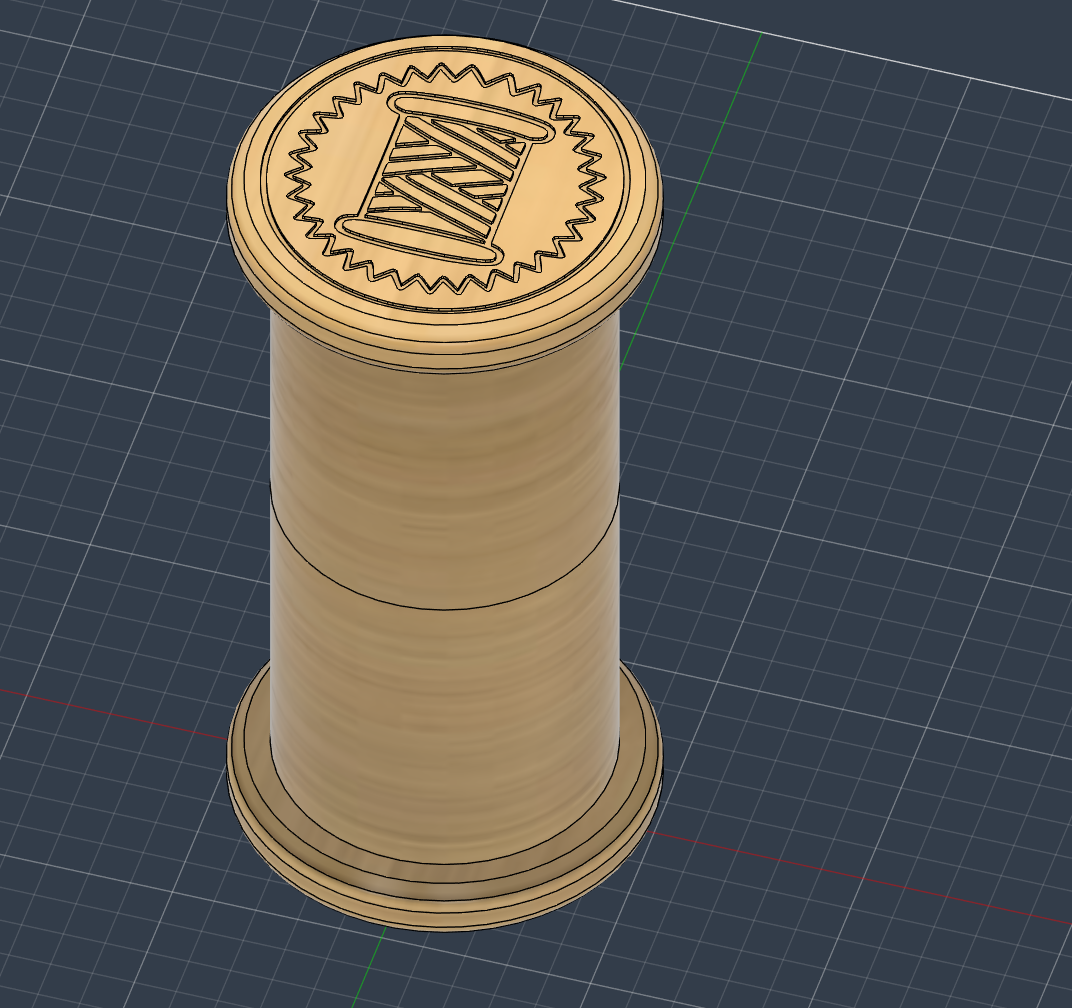 Giant spool for threads