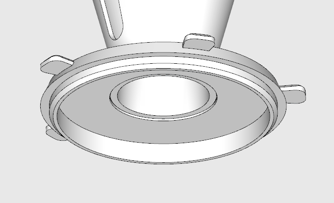 Miniatura 6 do modelo 3D moonlamp base