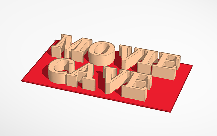 Movie Cave text