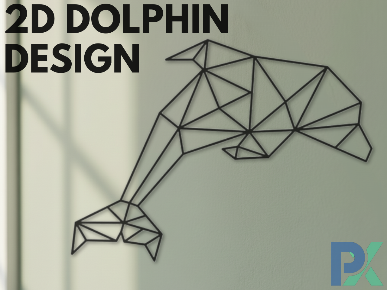 2D Dolphin design