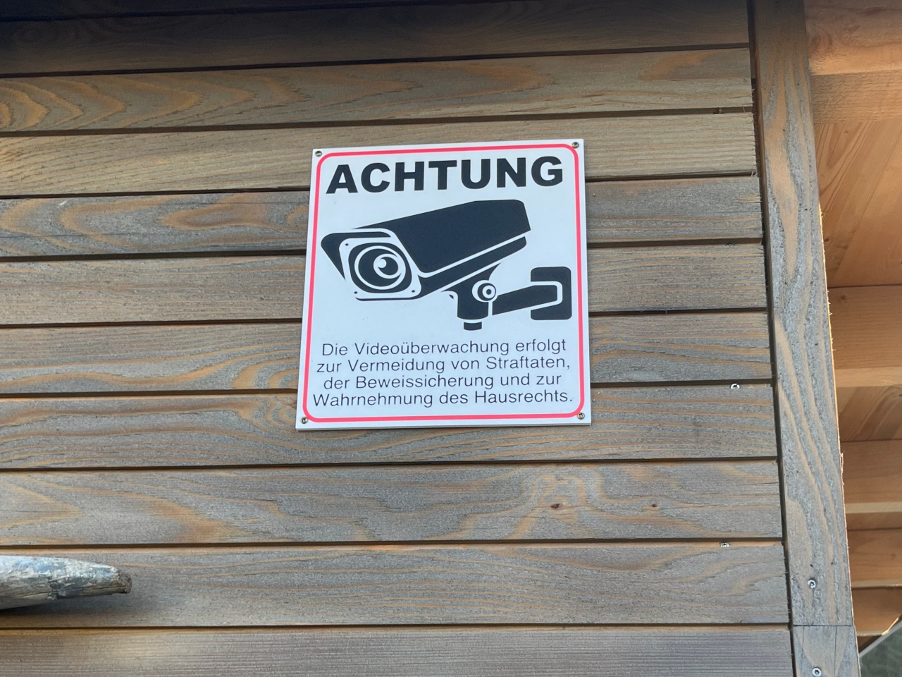 ACHTUNG! Videoüberwachung