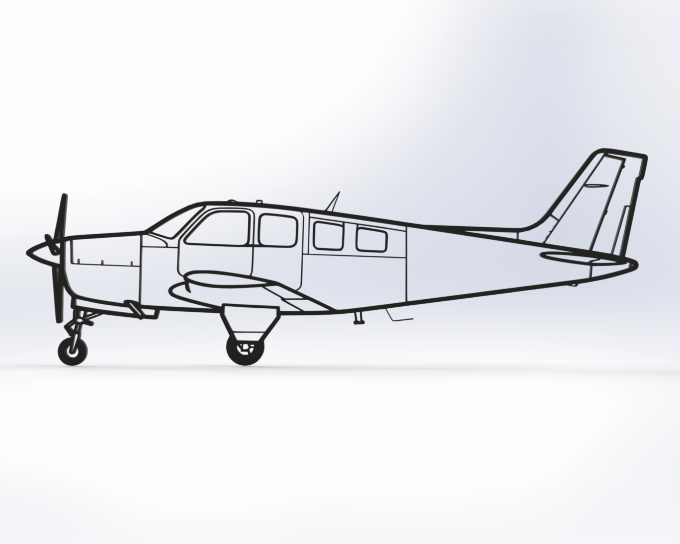 Beechcraft Bonanza Wall Art