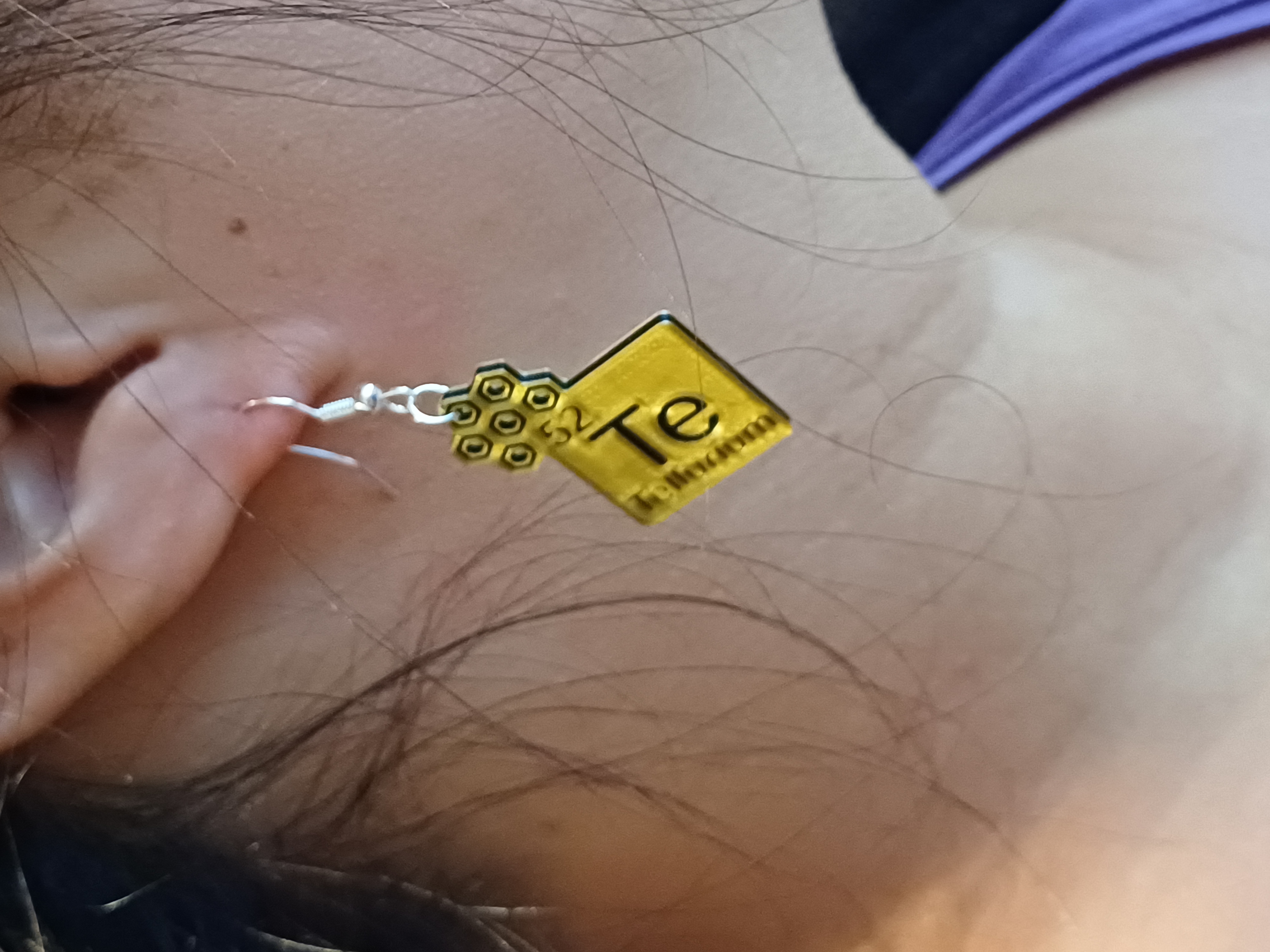 Miniatura 3 do modelo 3D Element Earrings CuTe