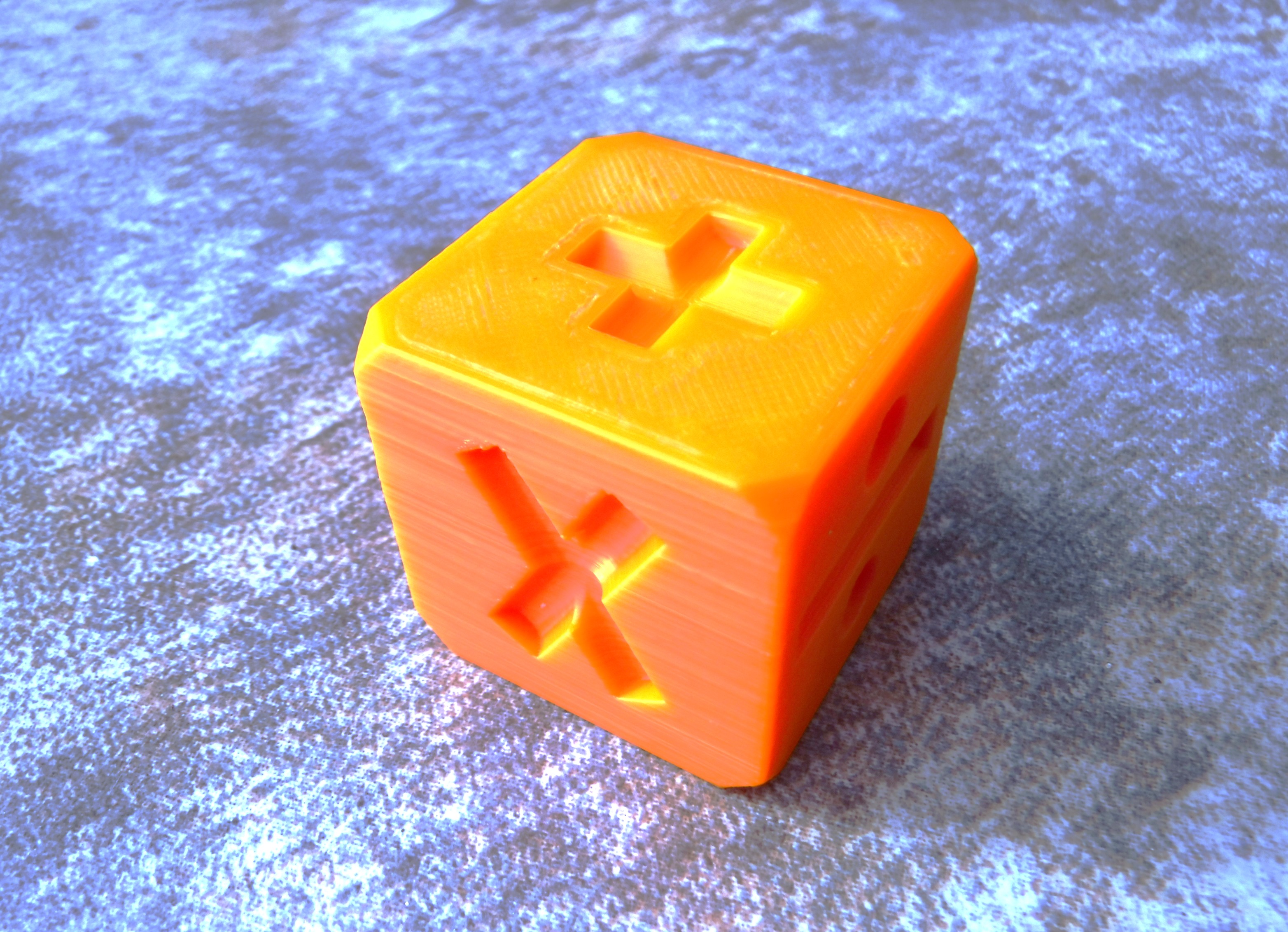 Mathematical Symbols Cube