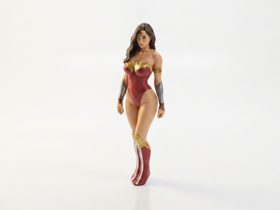 Wonder Woman Figurine DC Comics Collectible 3D Printable