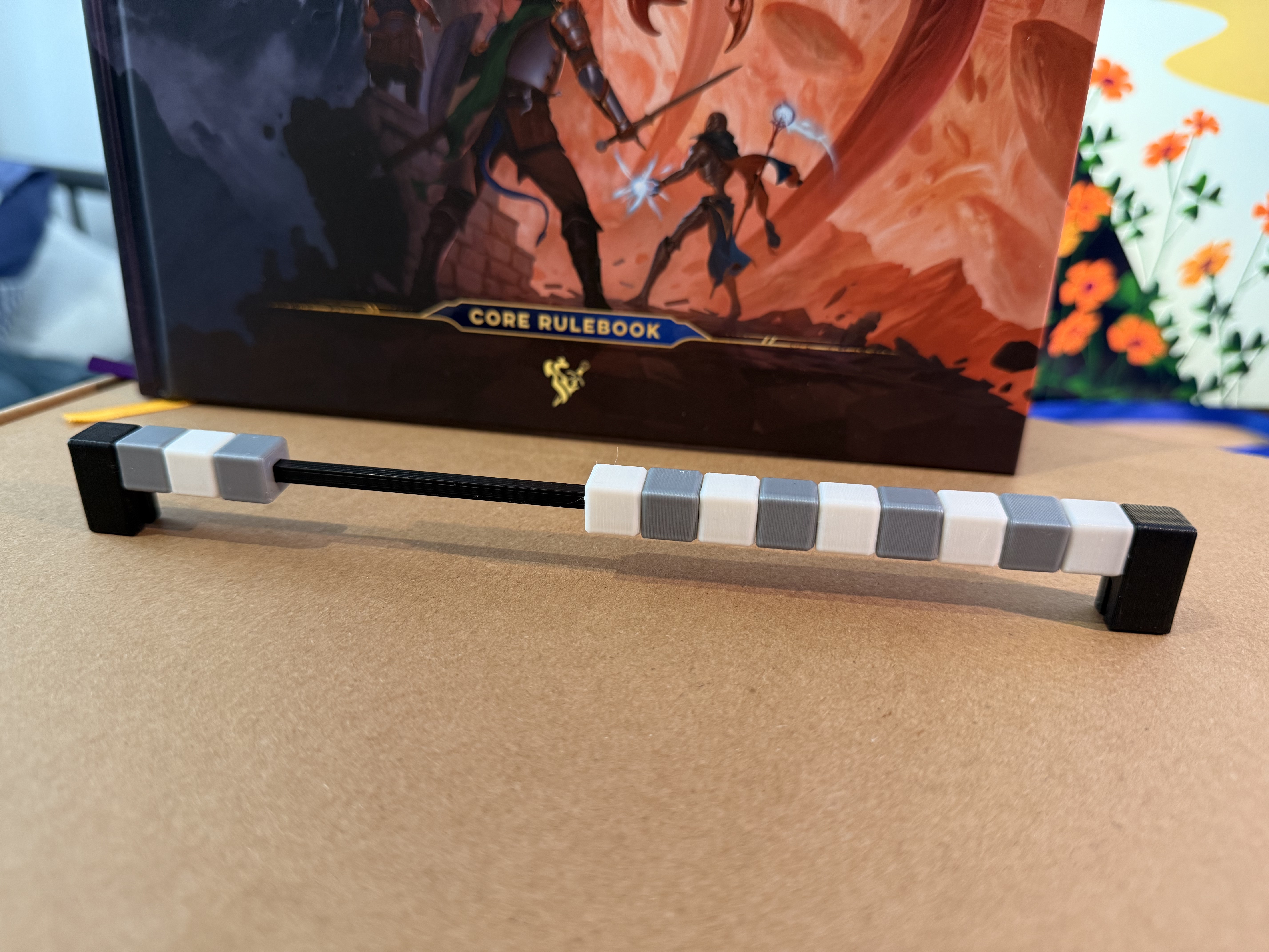 Daggerheart Fear Tracker (abacus-style, mountable on GM screen) - updated