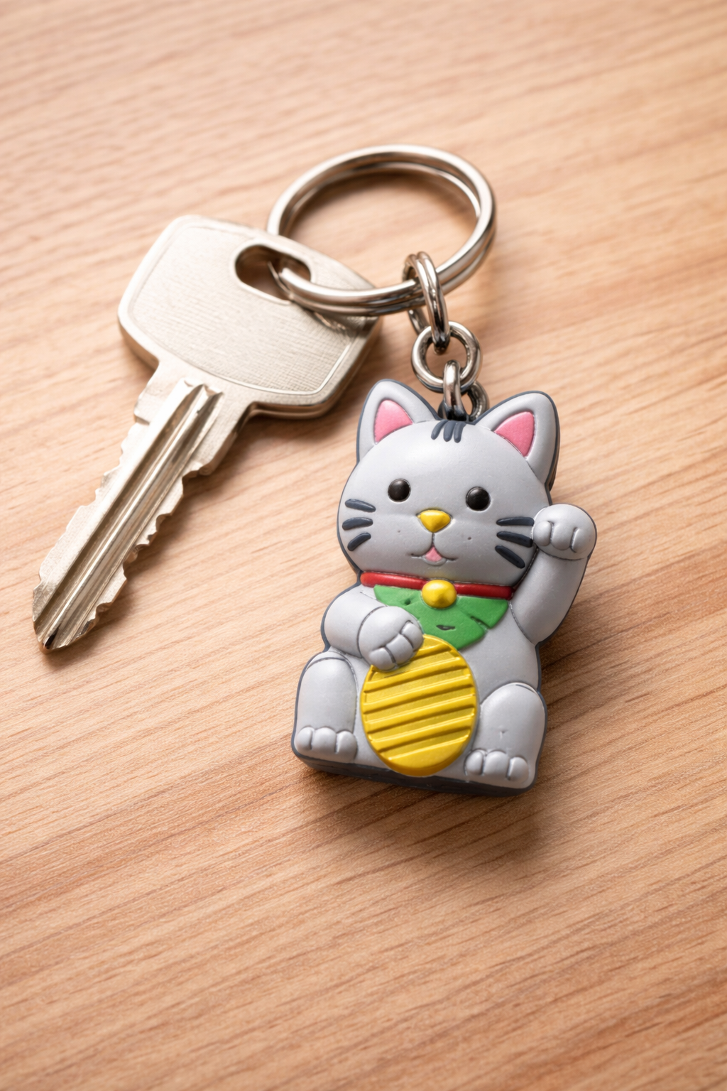Lucky cat keychain
