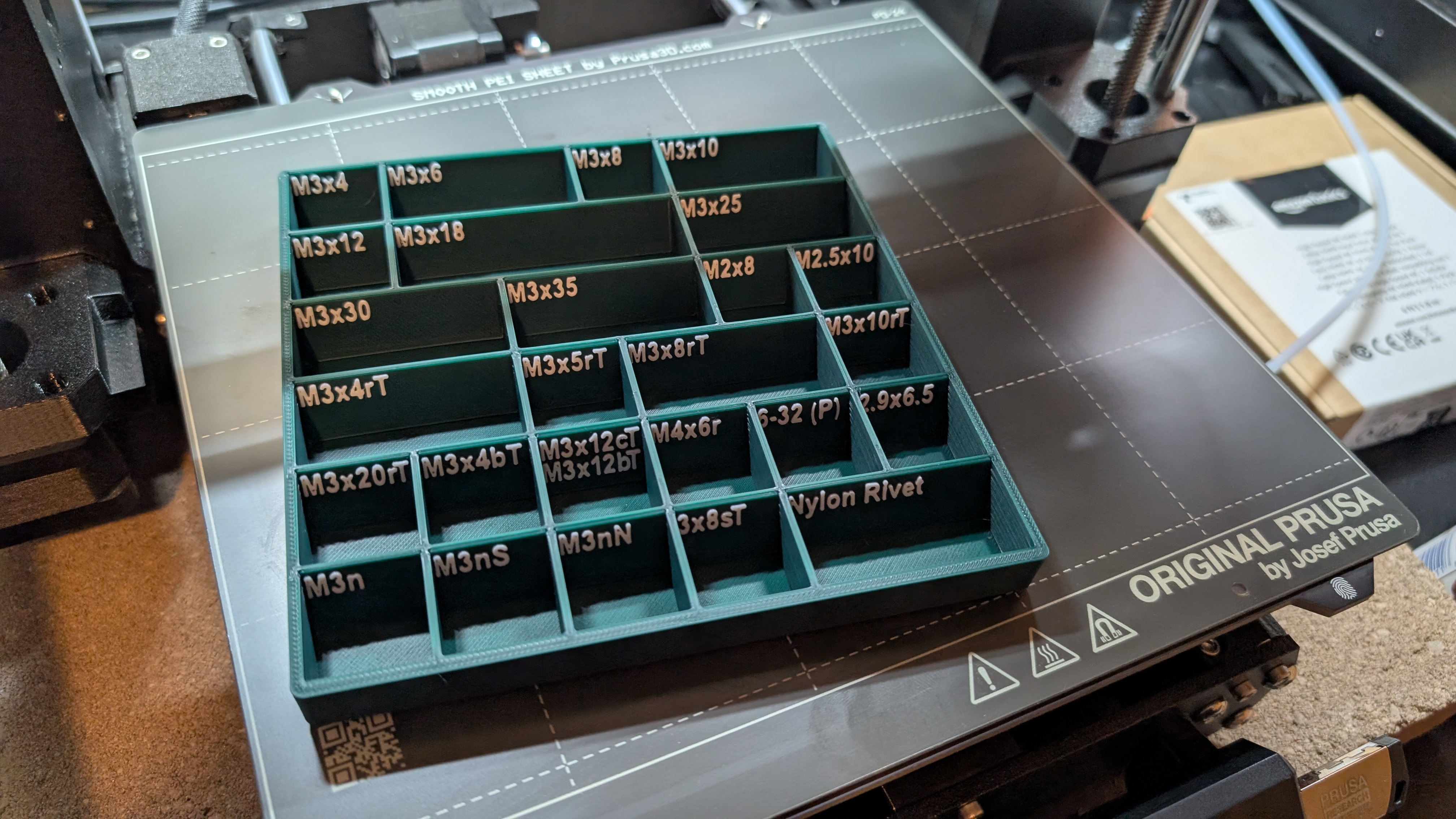 PRUSA CORE One screw organizer - Faster print