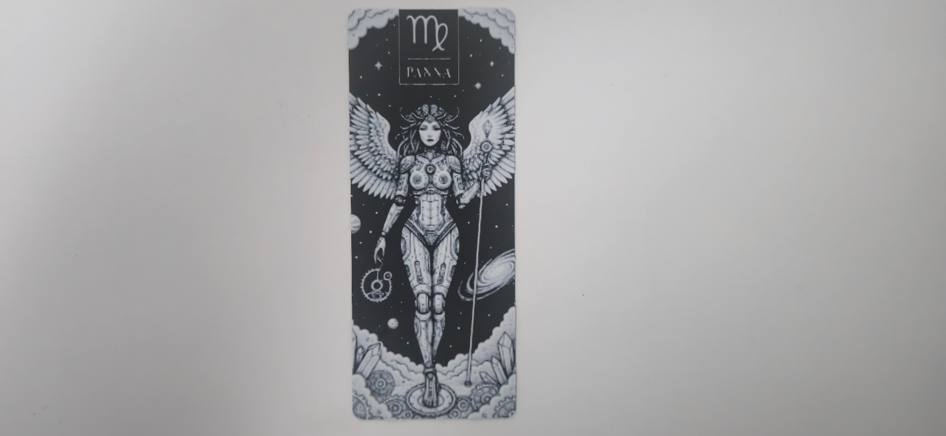 Steampunk Virgo Maiden Goddess Card