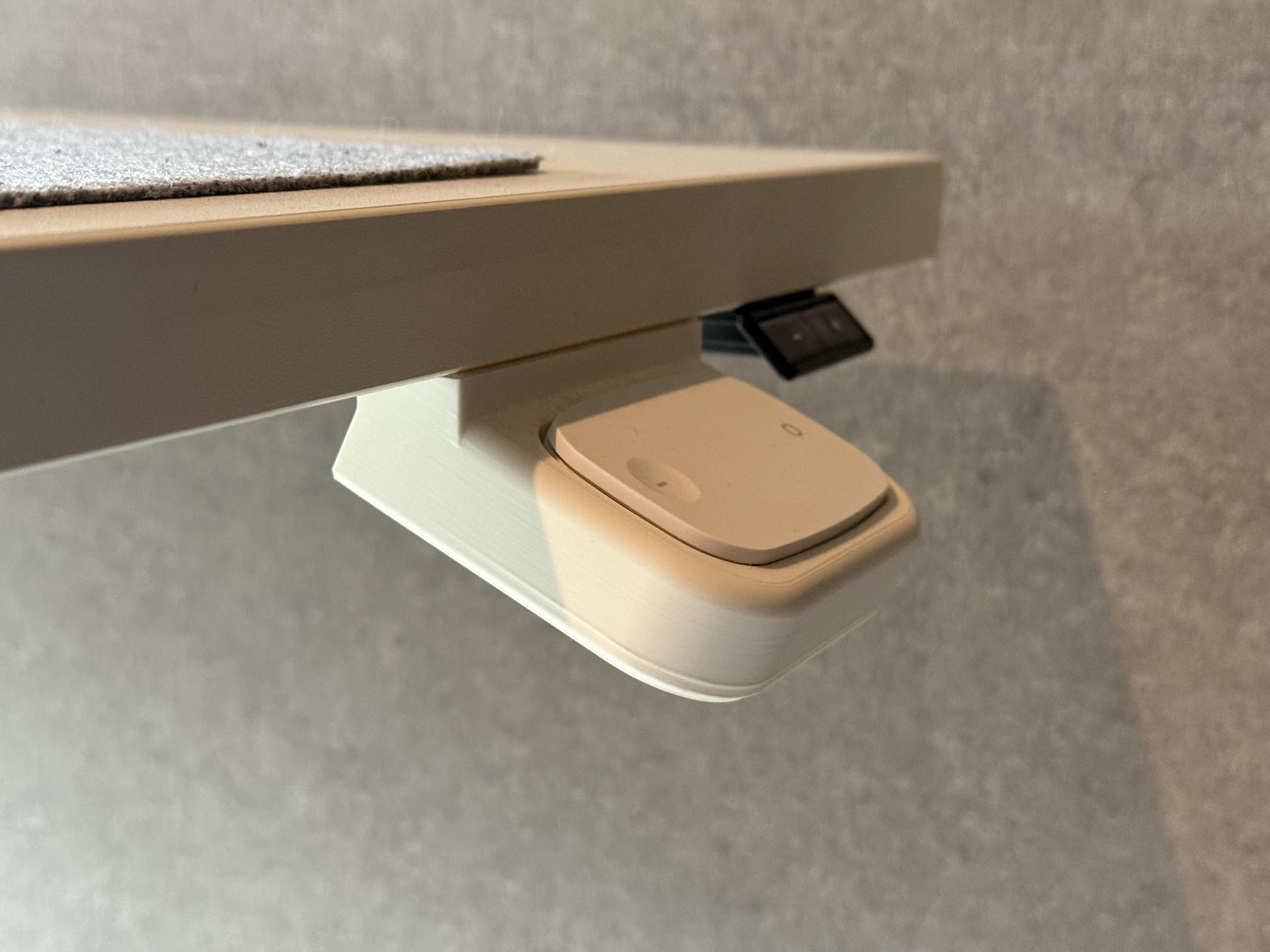 Under Desk Holder for Ikea Rodret/Somrig Remote Button