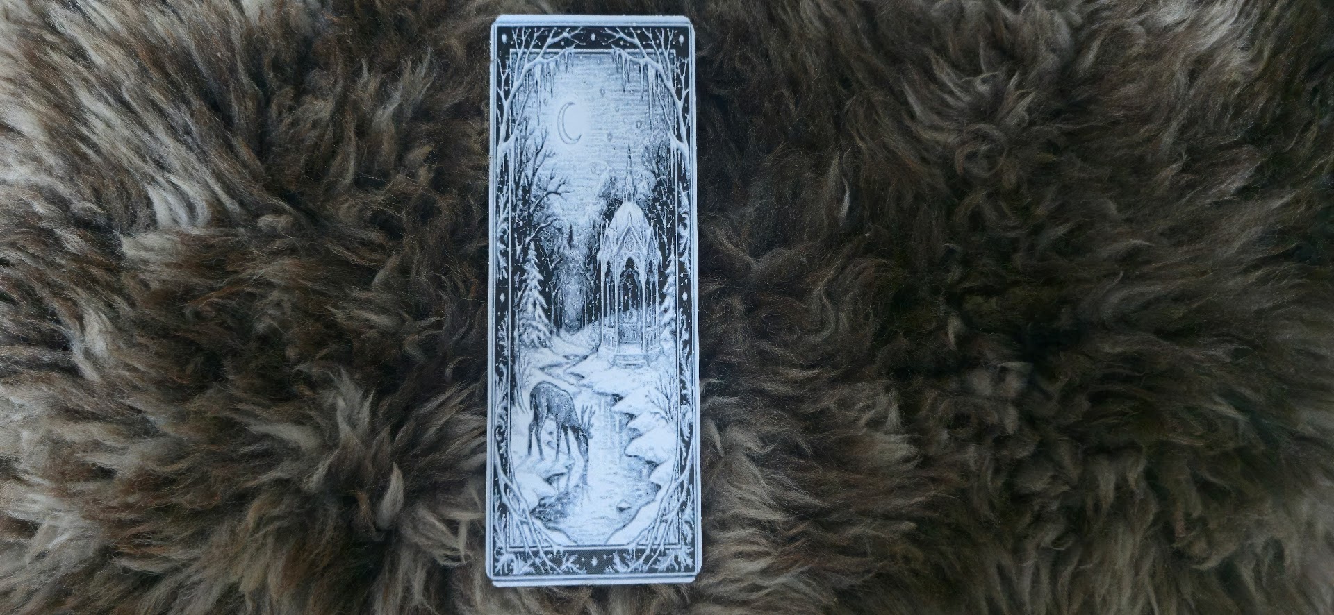 Gothic Winter Forest Bookmark