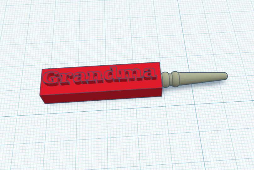 Grandma Cribbage Peg