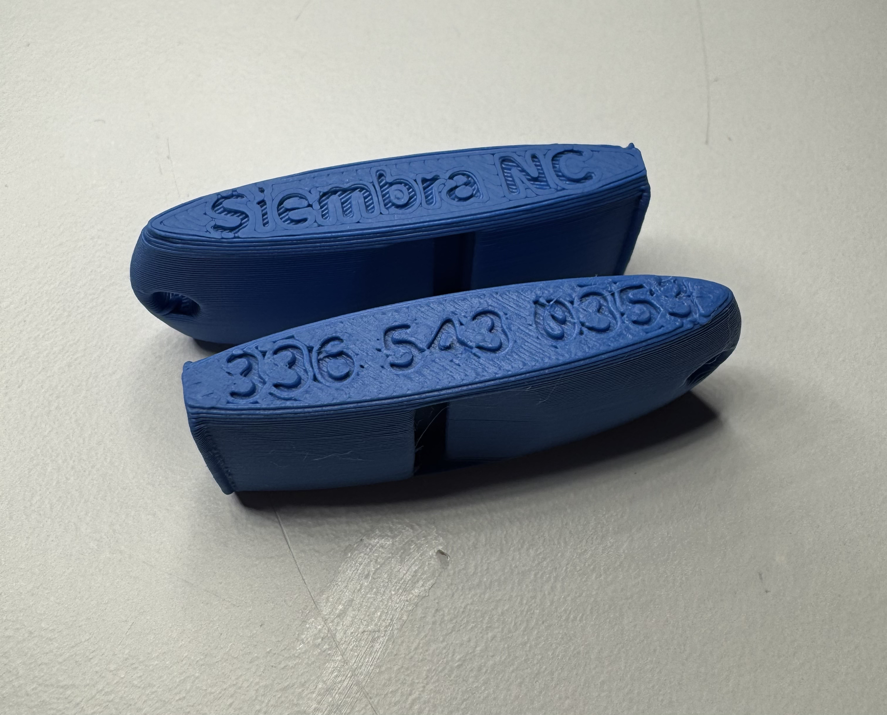 Emergency Alert Whistle with Siembra NC Number